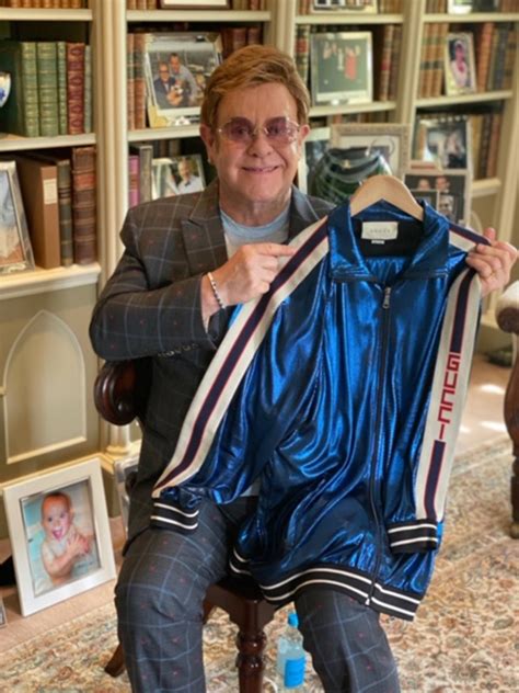 gucci 2018 elton john|Elton John tracksuit.